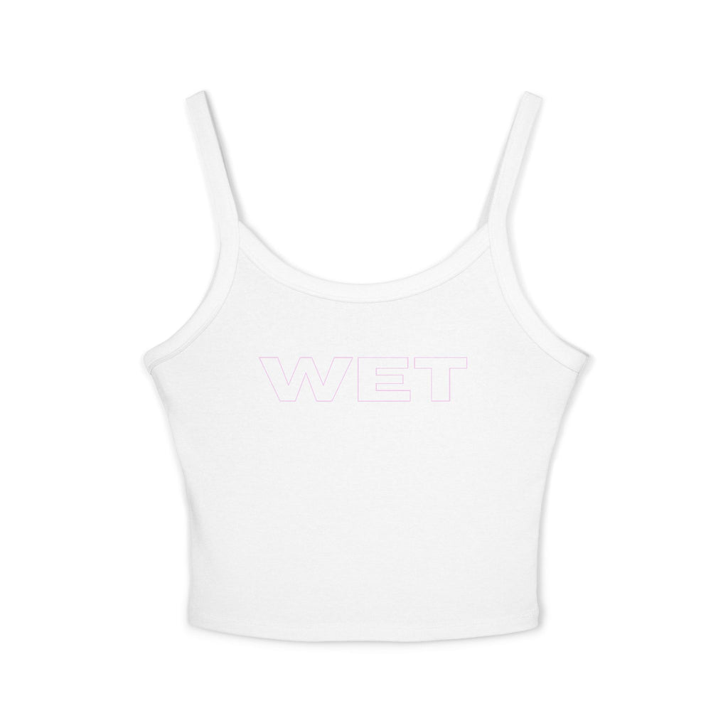 WET pink graphic bold text Tank Top | Drop 002 | BMADINC