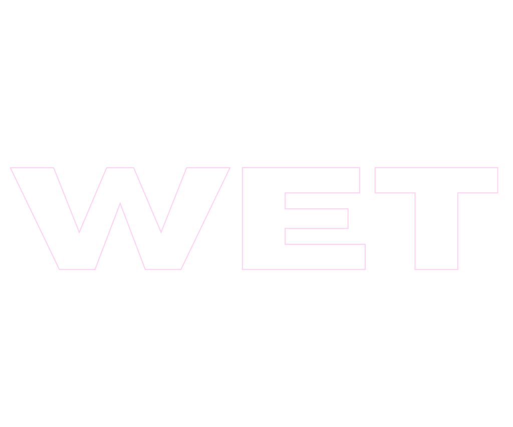 WET pink graphic bold text Tank Top | Drop 002 | BMADINC
