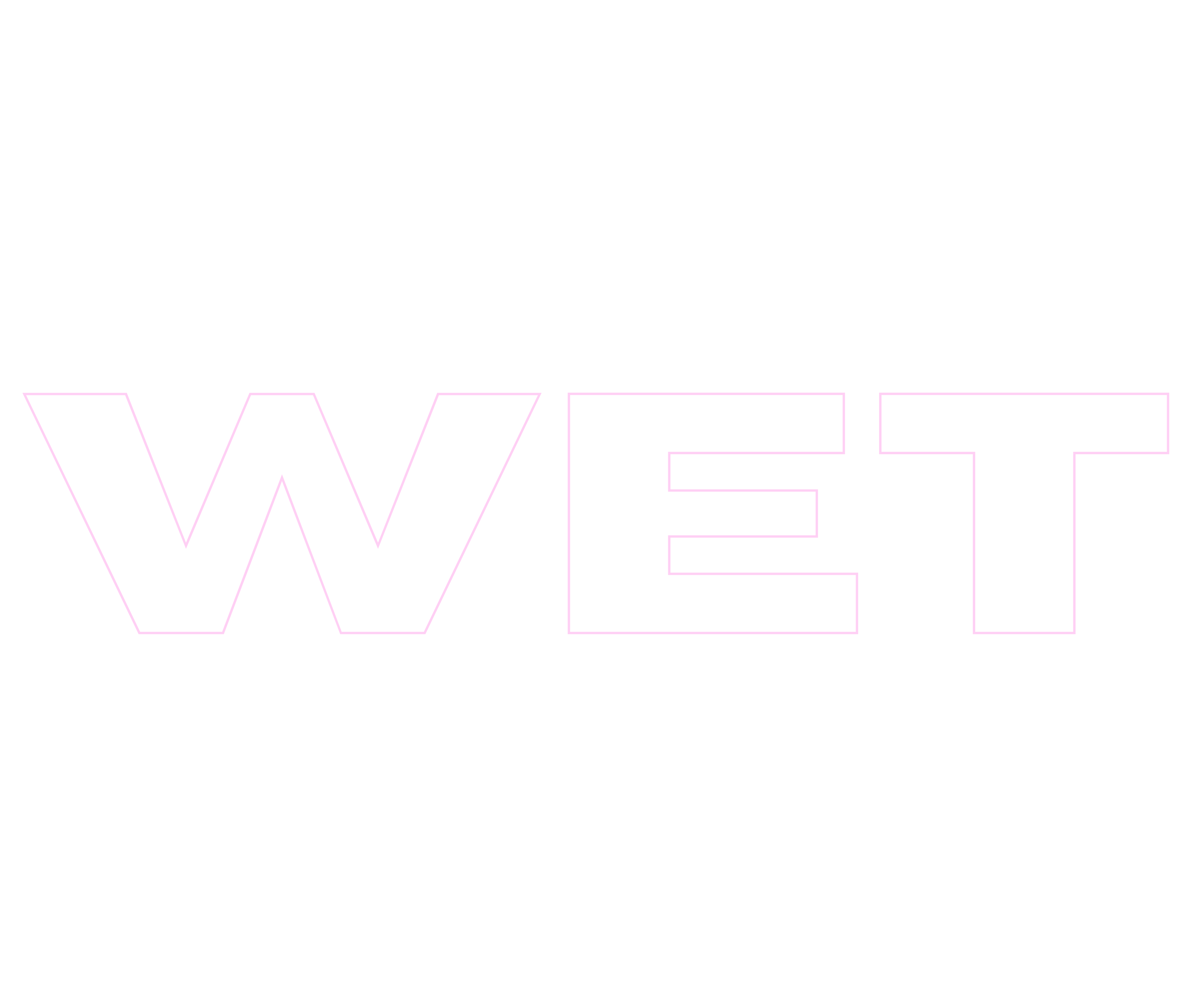 WET pink graphic bold text Tank Top | Drop 002 | BMADINC